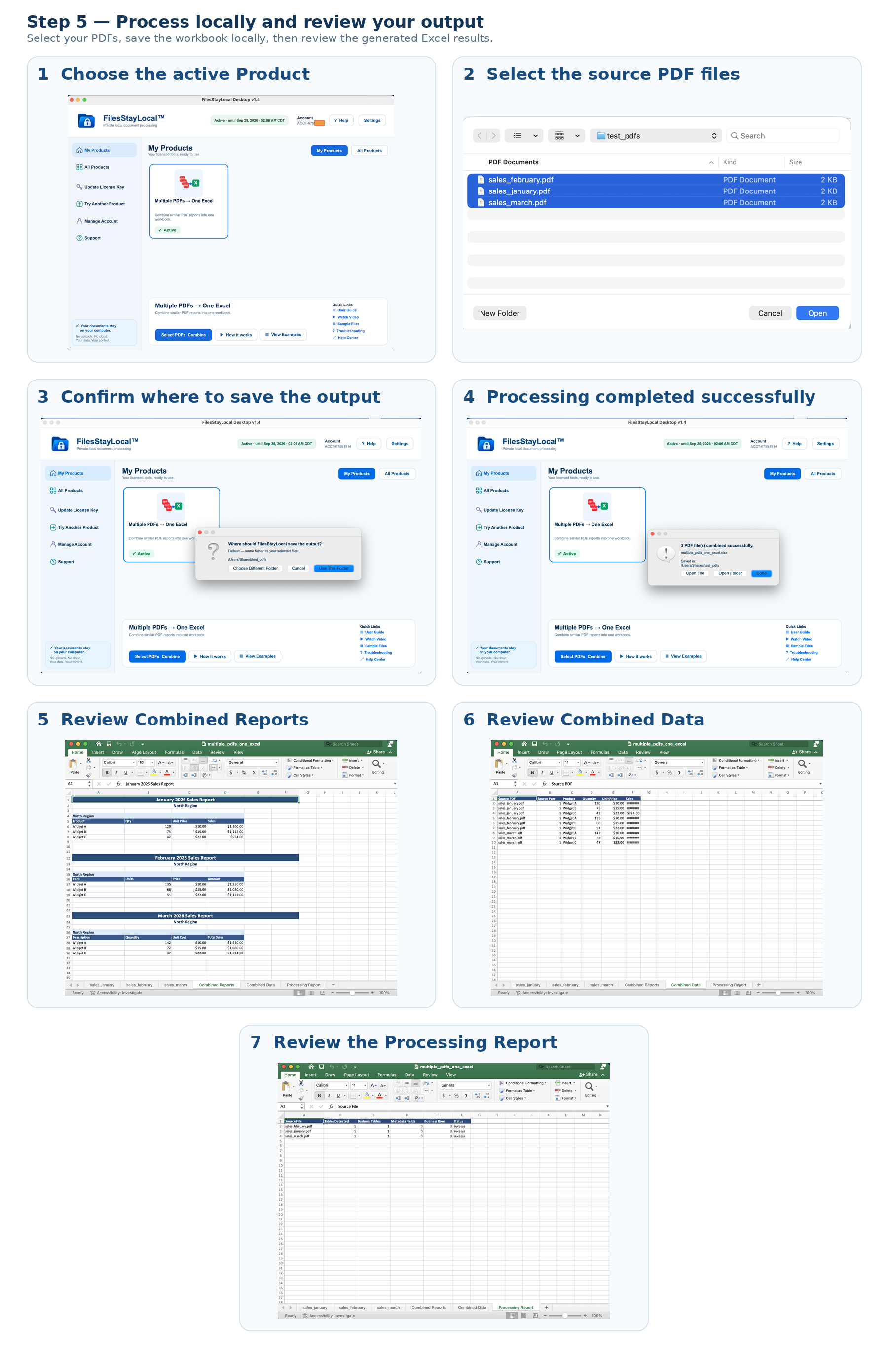 FilesStayLocal Desktop processing files locally